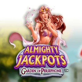 Almighty Jackpots: Garden of Persephone logo by Novomatic AllySpin Casino