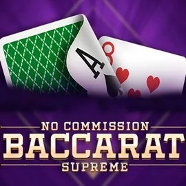 Baccarat Supreme slot logo by OneTouch Games at AllySpin Casino