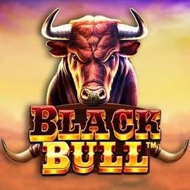 Black Bull slot logo by Pragmatic Play at AllySpin Casino