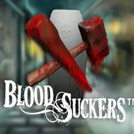 Official Slots logo: Blood Suckers by NetEnt at AllySpin Casino