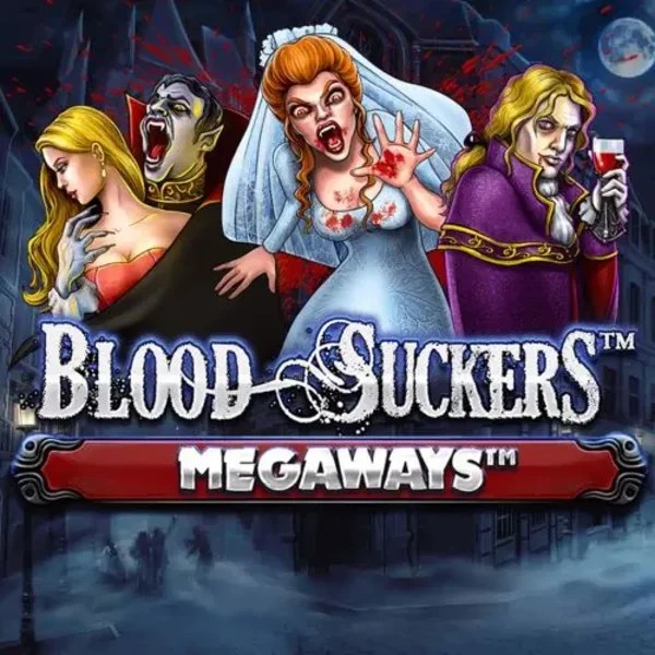 Official Slots logo: Blood Suckers Megaways by Red Tiger Gaming at AllySpin Casino