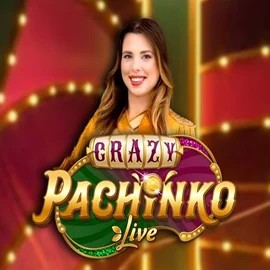 Crazy Pachinko logo by Evolution at AllySpin Casino