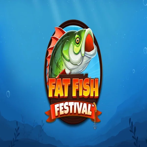 Official Slots logo: Fat Fish Festival by Wishbone Games at AllySpin Casino