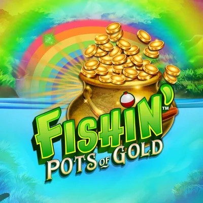 Slots logo of Fishin Pots Of Gold from Gameburger Studios at AllySpin Casino