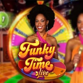 Live Casino logo of Funky Time from Evolution at AllySpin Casino