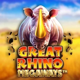 Great Rhino Megaways logo by Pragmatic Play at AllySpin Casino