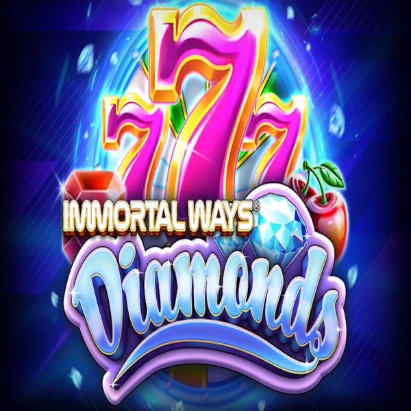 Official Slots logo: Immortal Ways Diamonds by RubyPlay at AllySpin Casino