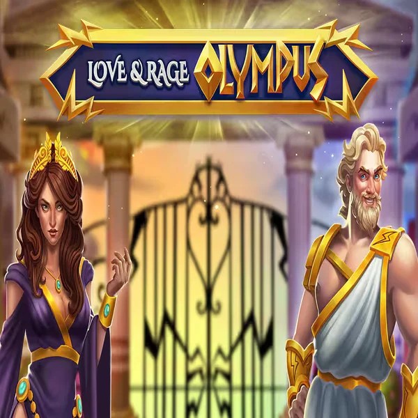 Love and Rage Olympus slot logo by Greentube at AllySpin Casino