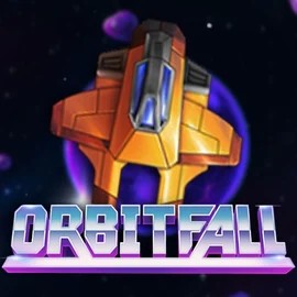Orbitfall slot logo by ELK Studios at AllySpin Casino
