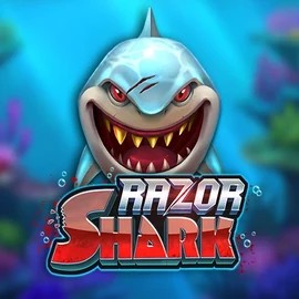 Official Slots logo: Razor Shark by Push Gaming at AllySpin Casino