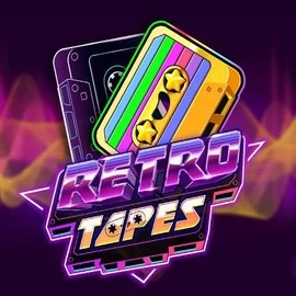 Retro Tapes logo – Slots by Push Gaming at AllySpin Casino
