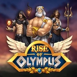 Slots logo of Rise of Olympus from Play'n GO at AllySpin Casino