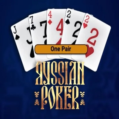 Russian Poker logo by OneTouch Games at AllySpin Casino