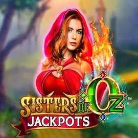 Sisters Of Oz Jackpots slot logo by Triple Edge Studios at AllySpin Casino