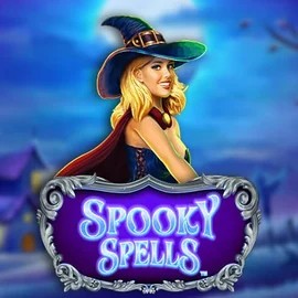 Spooky Spells logo by Novomatic AllySpin Casino