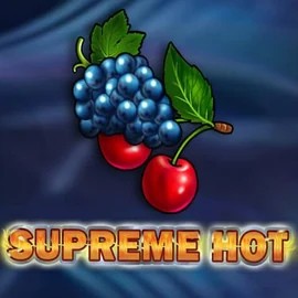 Supreme Hot slot logo by Amusnet Interactive at AllySpin Casino