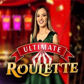 Ultimate Roulette slot logo by Ezugi at AllySpin Casino